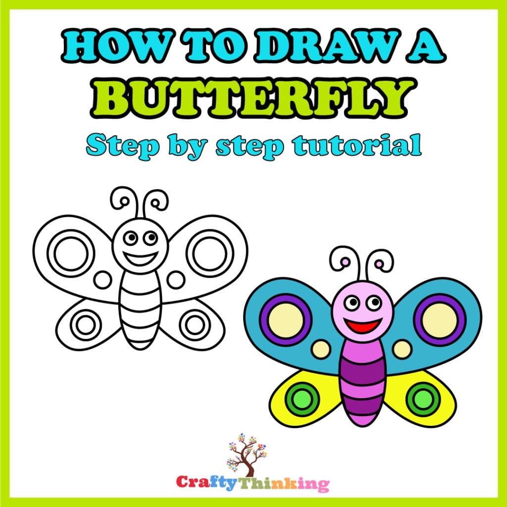 How To Draw A Butterfly