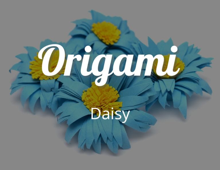 Easy Origami Daisy Flower Step by Step