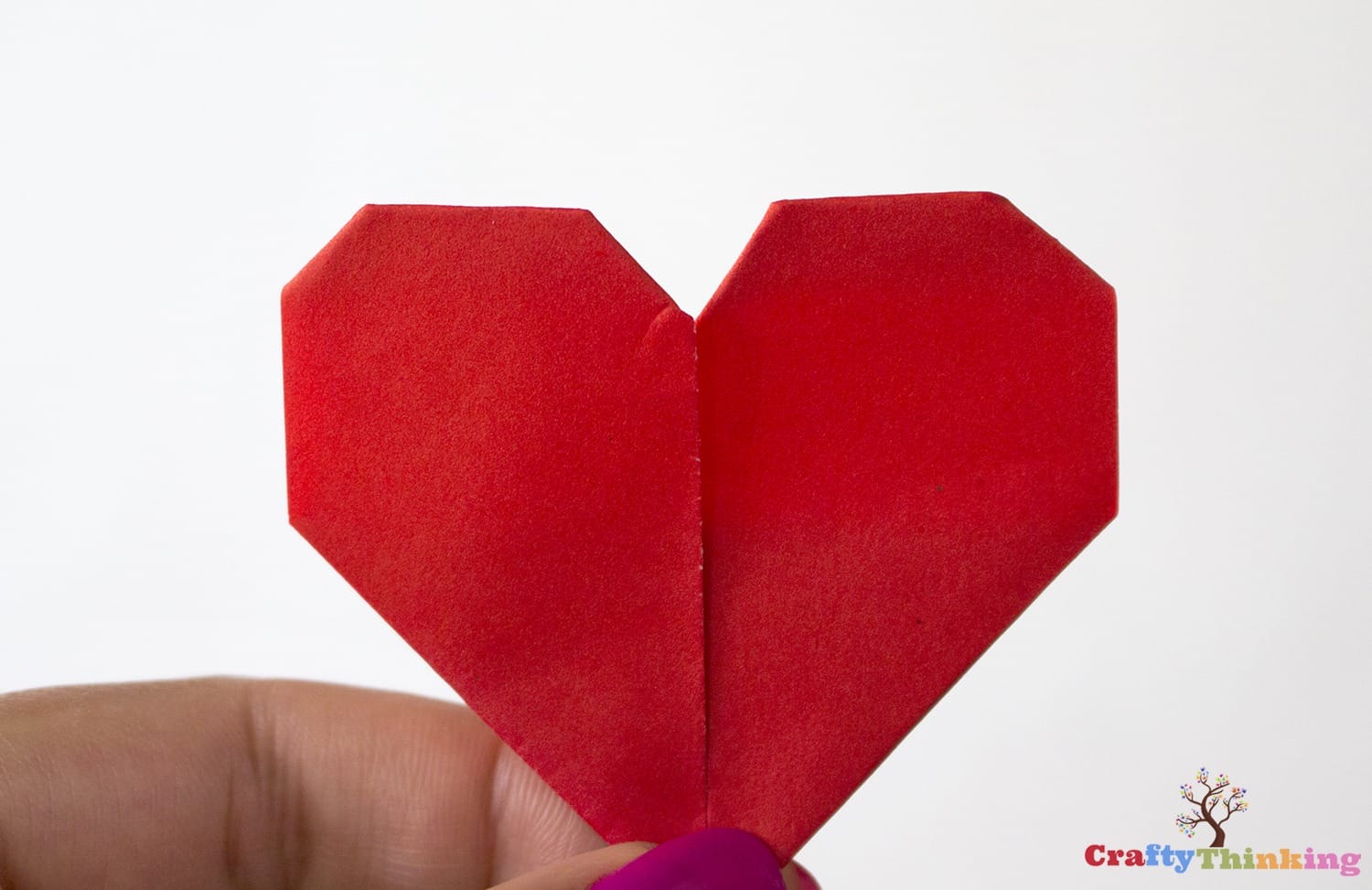 Paper Heart Bookmark