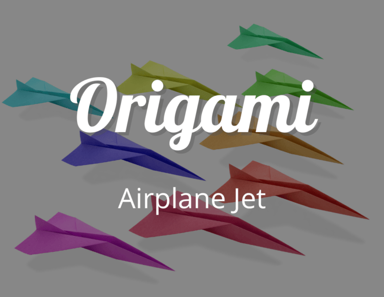 How to make a Fun Origami Airplane Jet