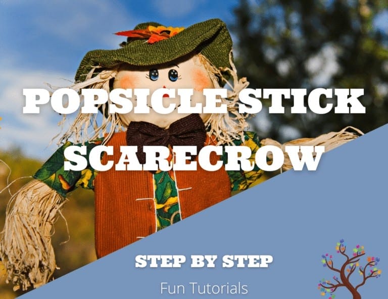 Unbelievable Popsicle Stick Scarecrow