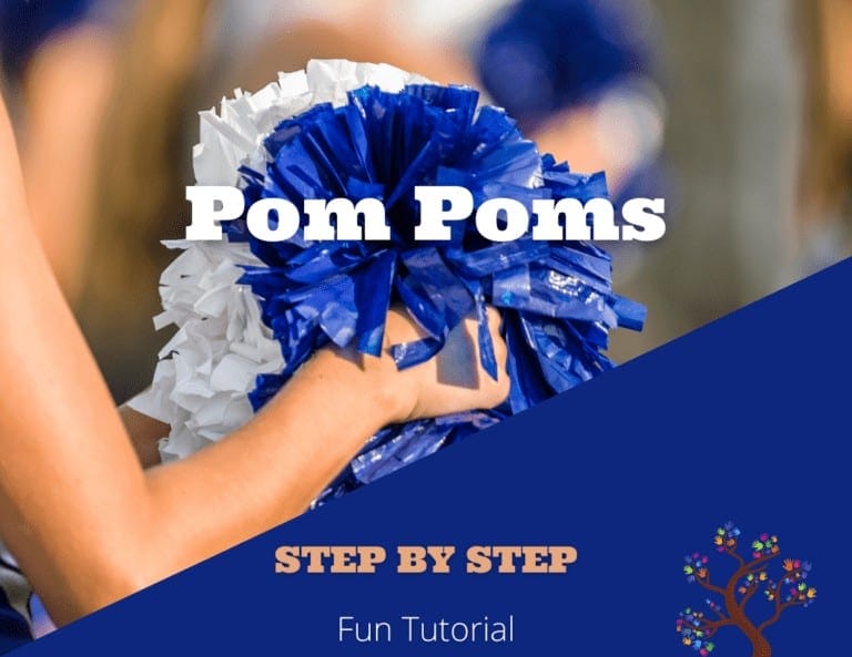 Fun and Cheerful Paper Pom Poms