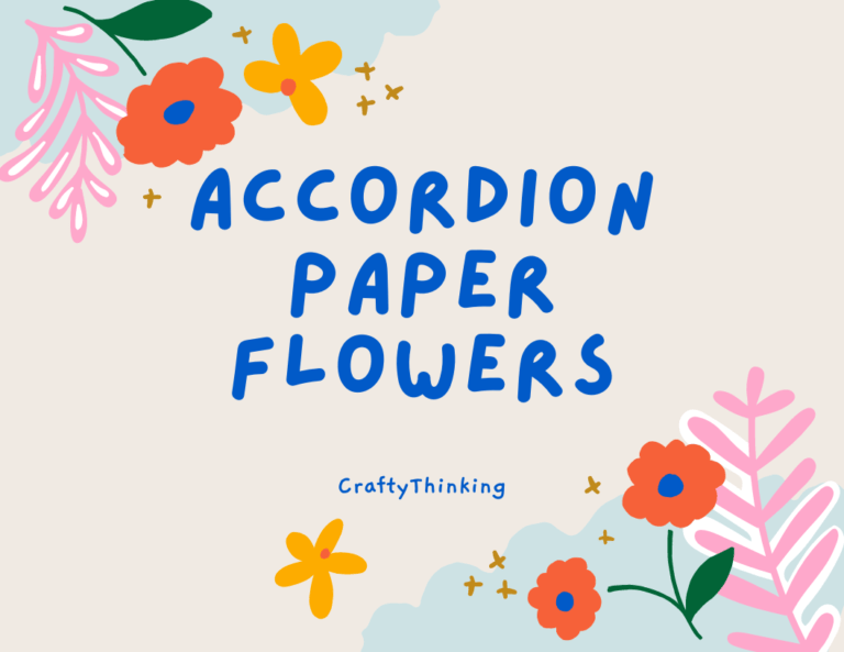Easy to Make Accordion Paper Flowers