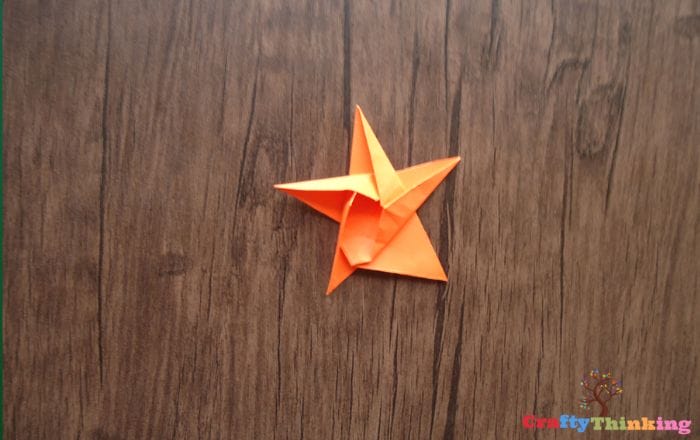 Origami Five Pointed Star