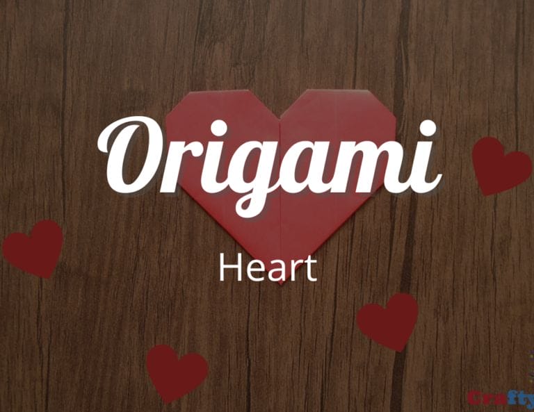 How to make an Origami Heart with Free Flip Book