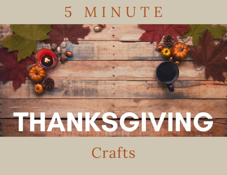 7 Easy Thanksgiving 5 Minute Crafts