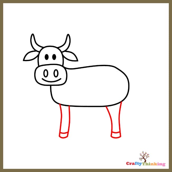 How to Draw a Cow (Farm Animals) Step by Step | DrawingTutorials101.com