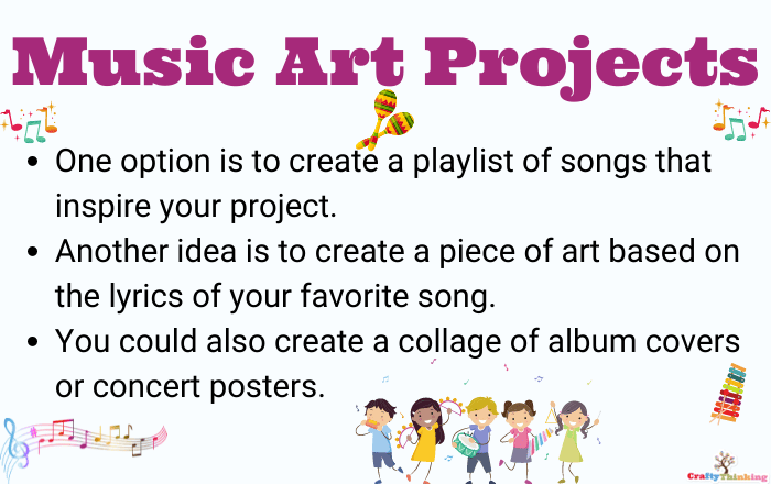Music Art Projects for 5th grade
