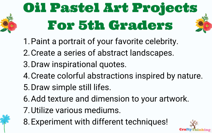 Oil Pastel Art Projects For 5th Graders