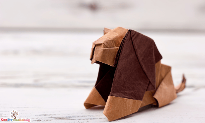 Origami Lion