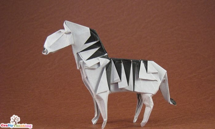 Origami Zebra