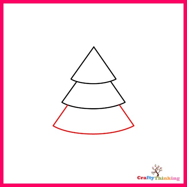 How To Draw a Christmas Tree Step by Step Tutorial - CraftyThinking