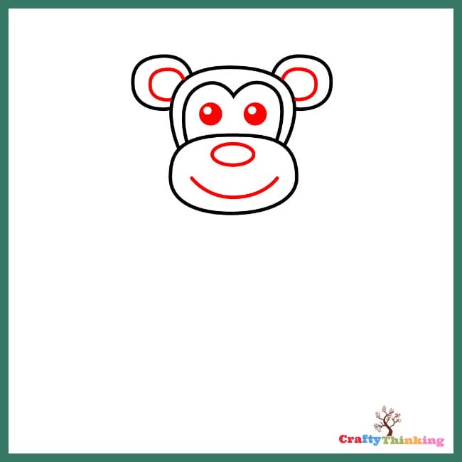 Monkey Drawing Vector Art PNG Images | Free Download On Pngtree