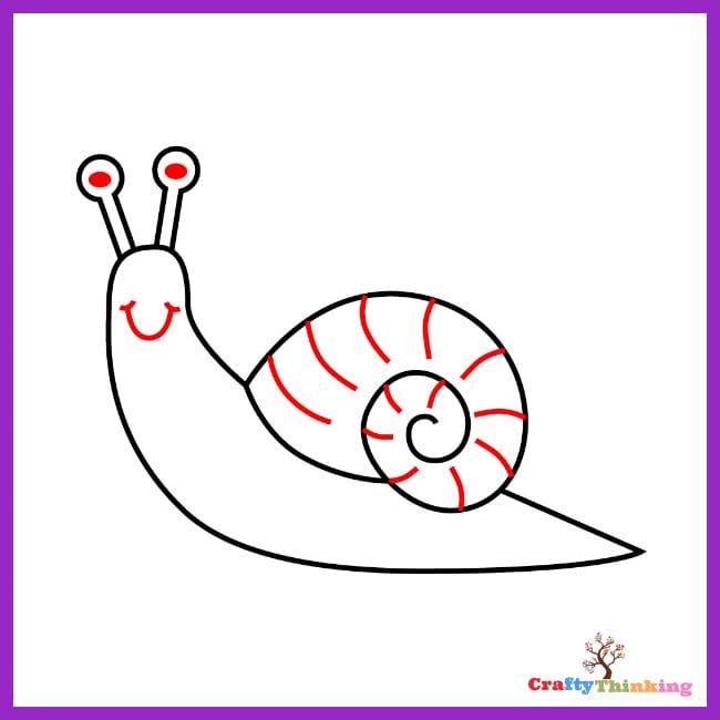 Cute Snail Kids Drawing Style Modern Stock Vector (Royalty Free) 1682775631  | Shutterstock
