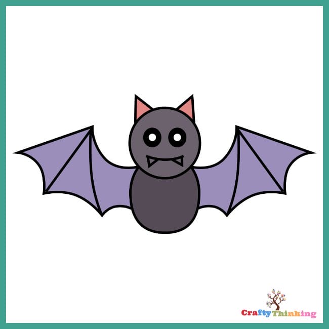 How To Draw A Halloween Bat For Kids, Step by Step, Drawing Guide, by Dawn  - DragoArt