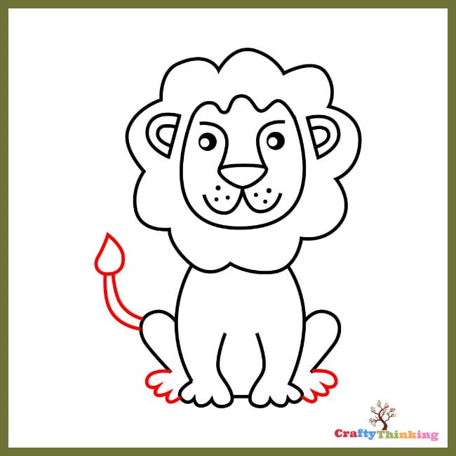 How to Draw a Lion - Step by Step Lion Drawing Tutorial for Beginners ...