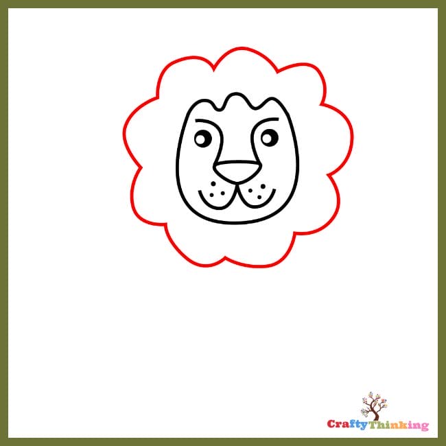 Step by step to draw a Lion. Drawing tutorial a Lion. Drawing lesson for  children. Vector illustration 27459827 Vector Art at Vecteezy