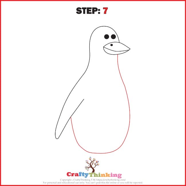 Penguin Drawing Step By Step - Art Starts