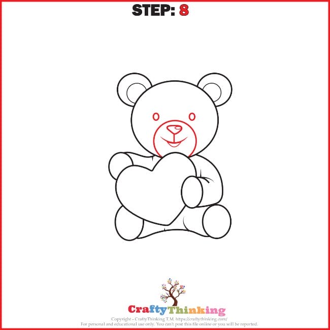 Moon and Teddy Bear Drawing | Step-by-Step Tutorial for Kids