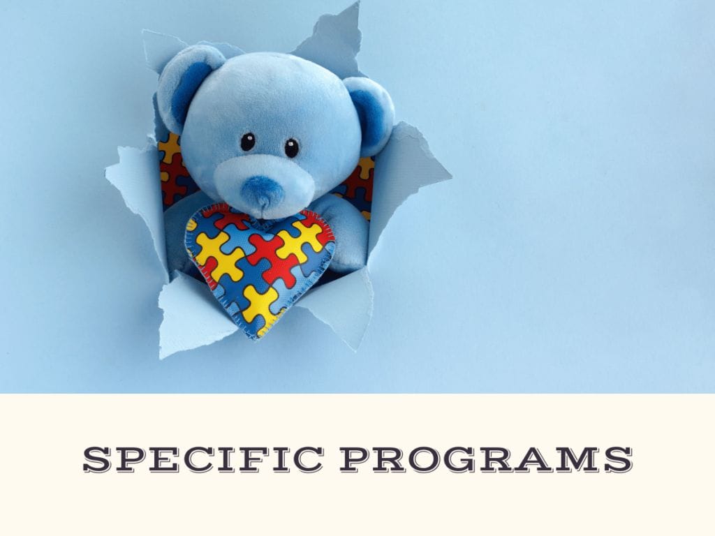 Specific Programs for Autistic Adults