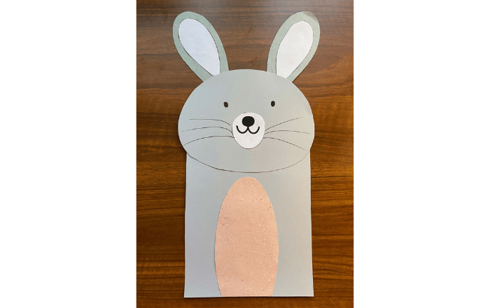 Bunny Paper Bag Puppet