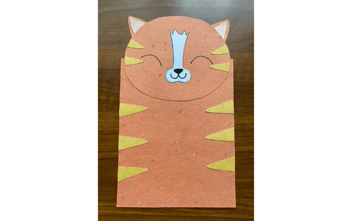 Cat Paper Bag Puppet