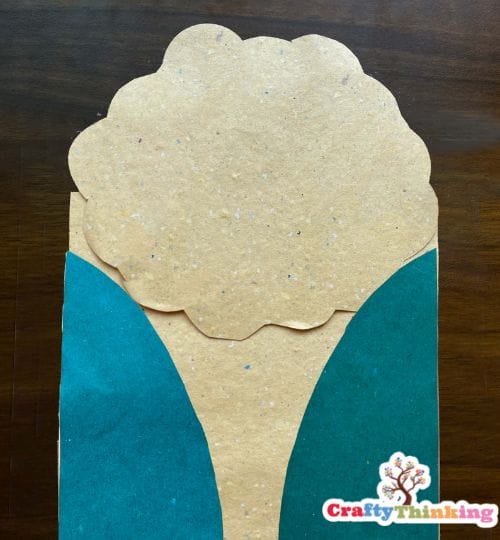 Corn Paper Bag Puppet