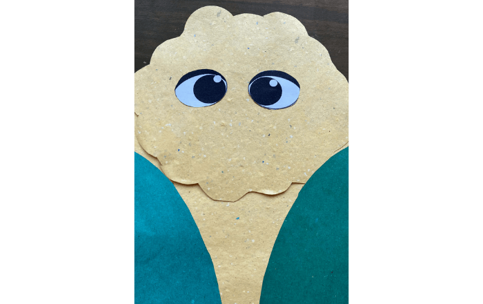 Corn Paper Bag Puppet