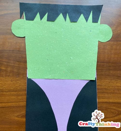 Frankenstein Paper Bag Puppet