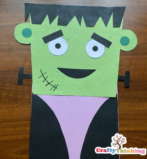 Frankenstein Paper Bag Puppet