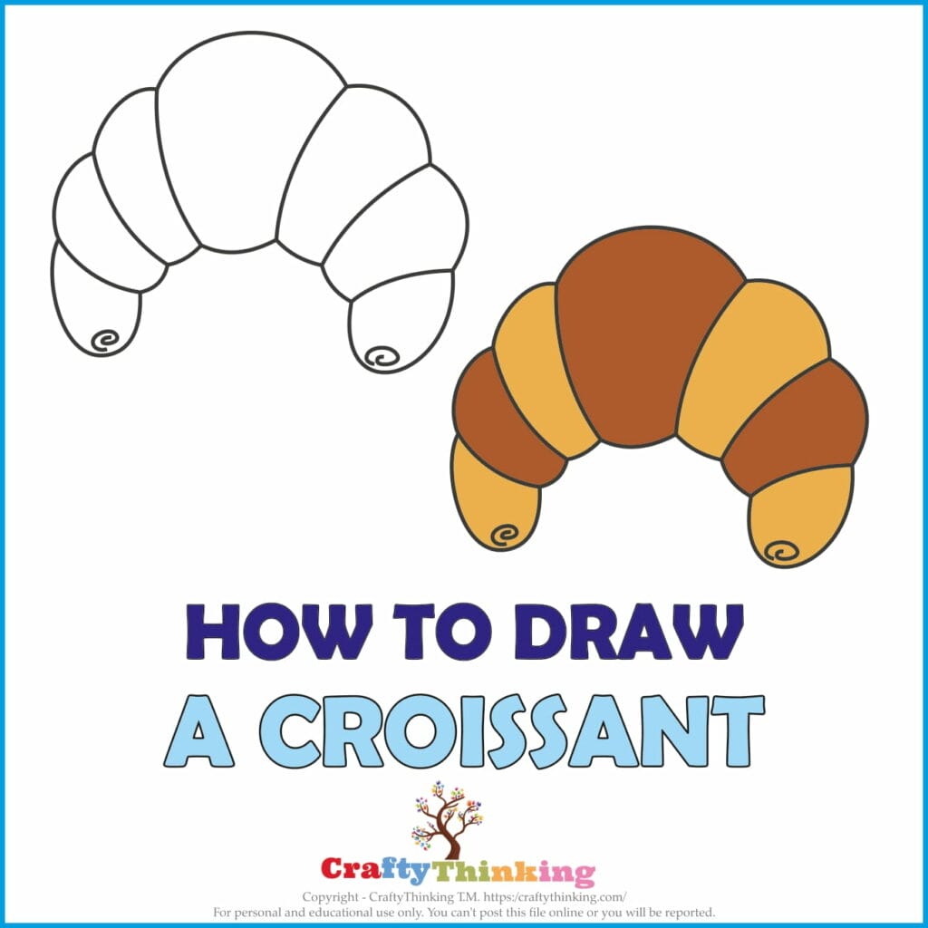 How to Draw a Croissant