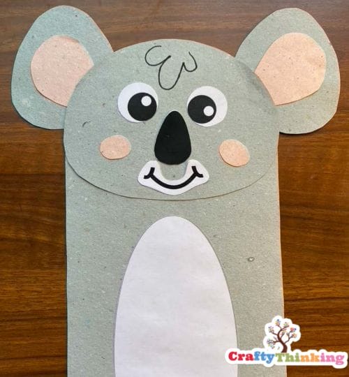 Koala Paper Bag Puppet