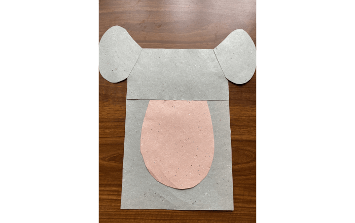 Mouse Paper Bag Puppet