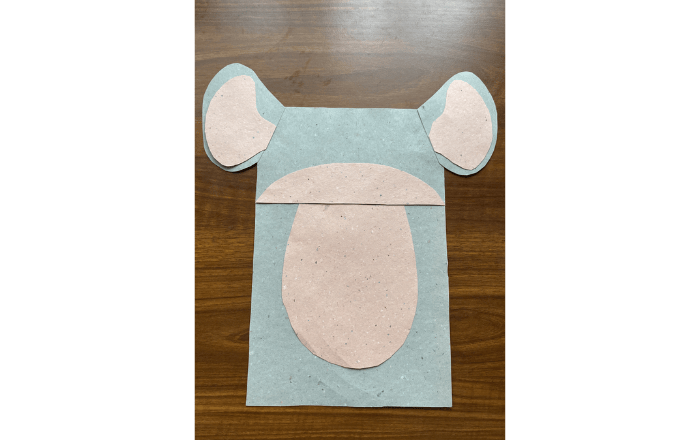 Mouse Paper Bag Puppet