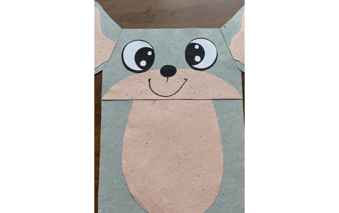 Mouse Paper Bag Puppet