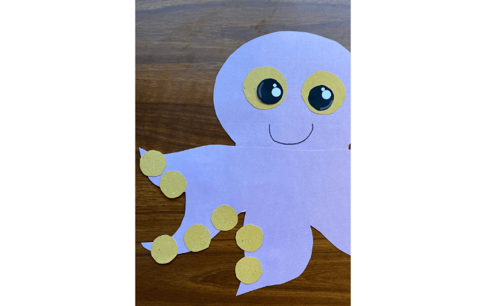 Octopus Paper Bag Puppet