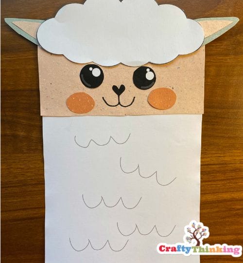 Sheep Paper Bag Puppet