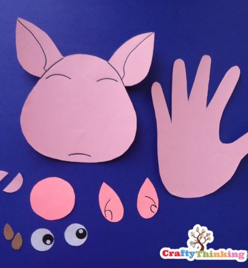 Pig Handprint Craft