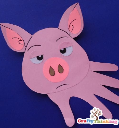 Pig Handprint Craft