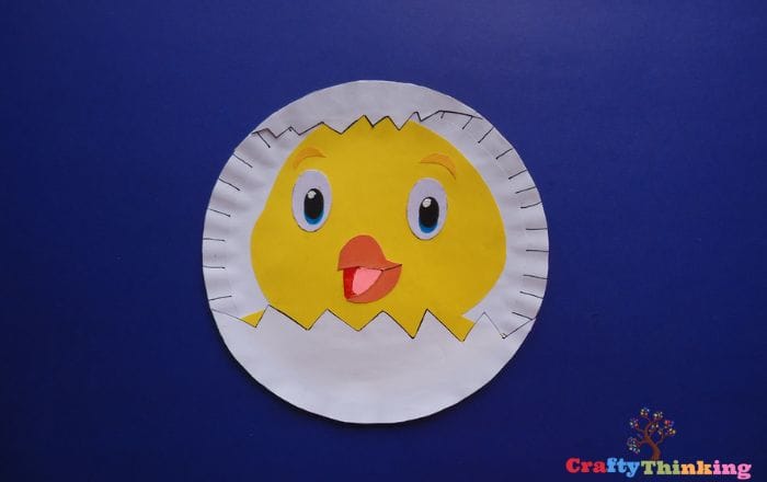 Baby Chick Paper Plate Craft