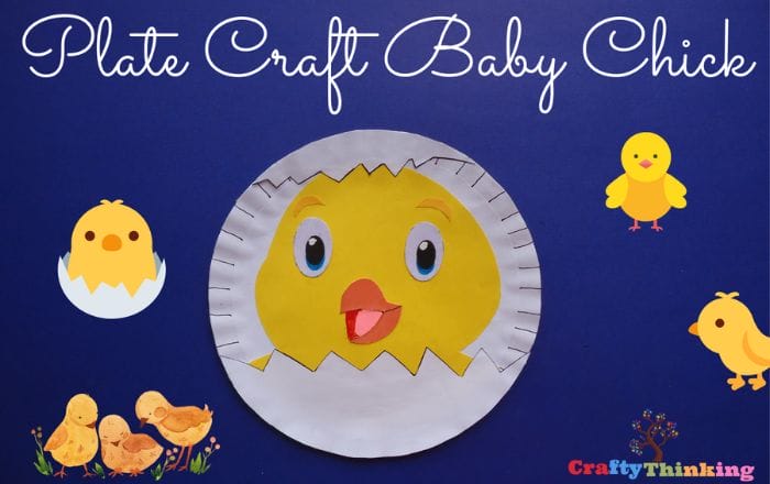 Baby Chick Paper Plate Craft