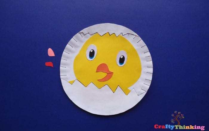 Baby Chick Paper Plate Craft