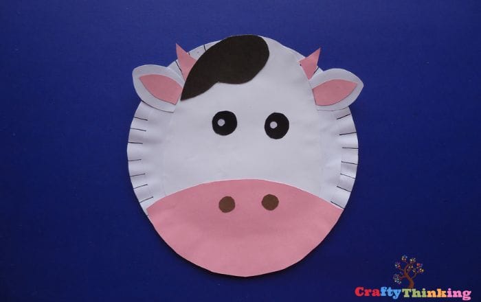 Cow Paper Plate Craft