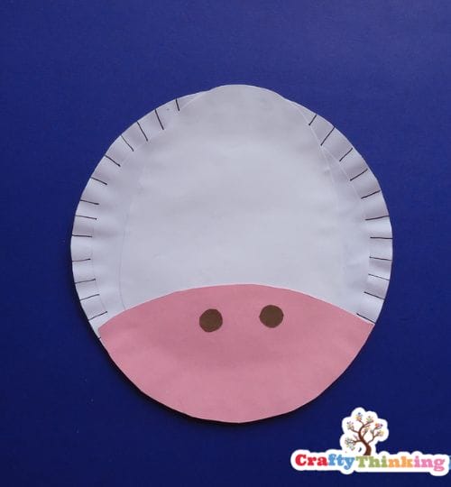 Cow Paper Plate Craft