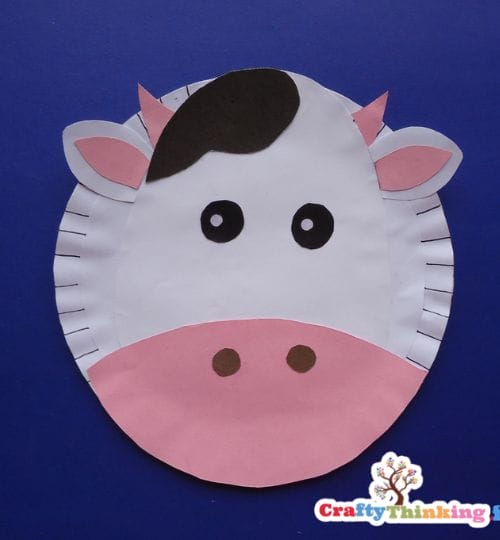 Cow Paper Plate Craft