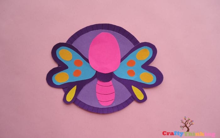 Paper Plate Butterfly Craft