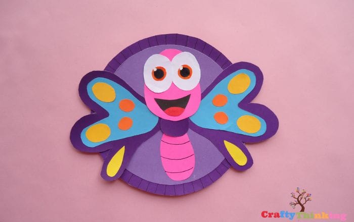 Paper Plate Butterfly Craft