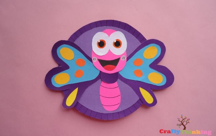 Paper Plate Butterfly Craft