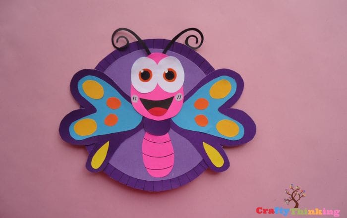 Paper Plate Butterfly Craft