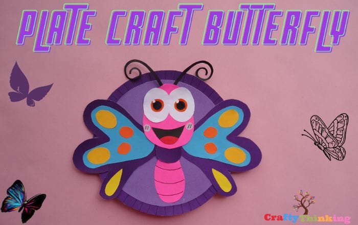 Paper Plate Butterfly Craft